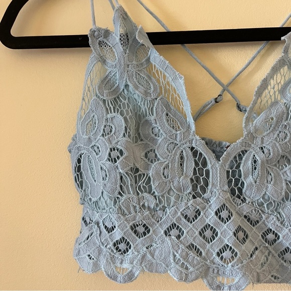 Free People Lace Bralette in Lavender - Picture 3 of 10